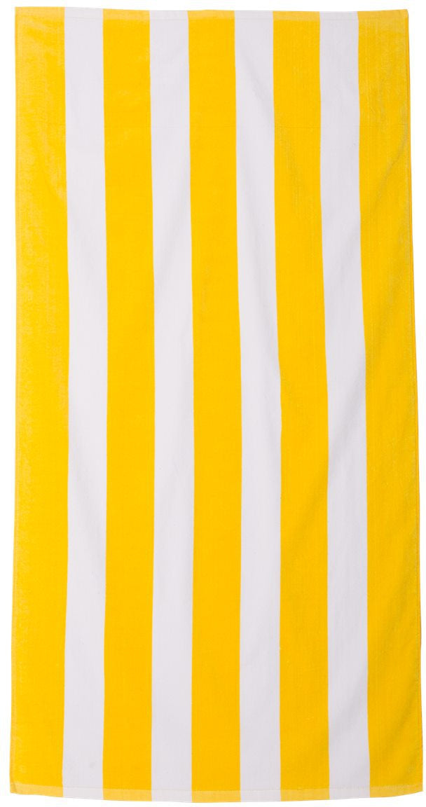 no-logo Carmel Towel Company Cabana Stripe Velour Beach Towel-Accessories-Carmel Towel-Sunlight-Thread Logic