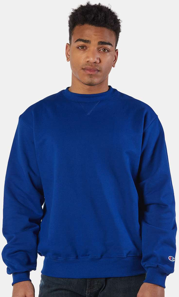 no-logo Champion Cotton Max Crewneck Sweatshirt-Men's Layering-Champion-Thread Logic