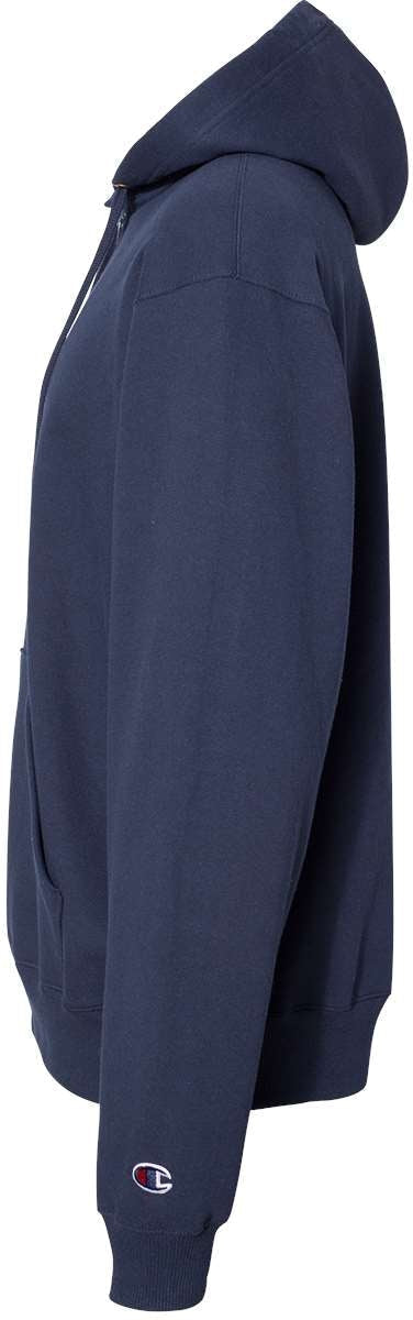 no-logo Champion Cotton Max Hooded Quarter-Zip Sweatshirt-Men's Layering-Champion-Thread Logic