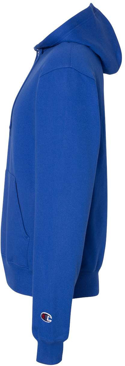 no-logo Champion Cotton Max Hooded Quarter-Zip Sweatshirt-Men's Layering-Champion-Thread Logic