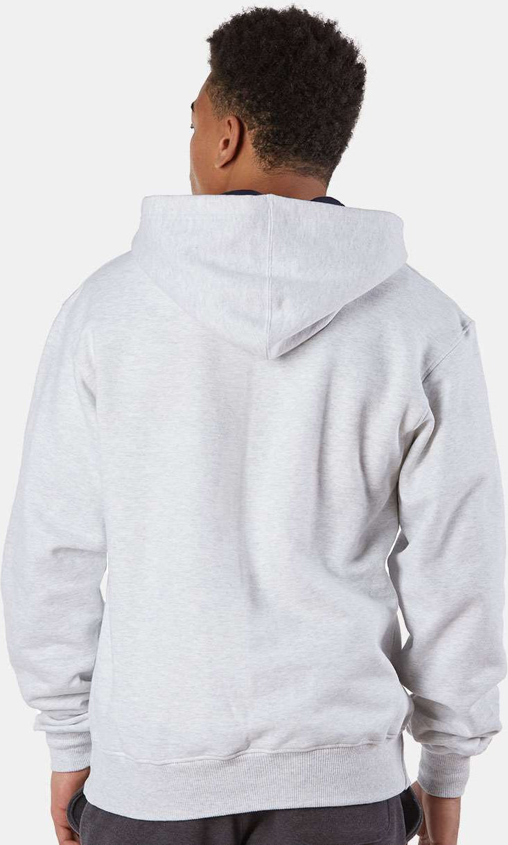 no-logo Champion Cotton Max Hooded Quarter-Zip Sweatshirt-Men's Layering-Champion-Thread Logic