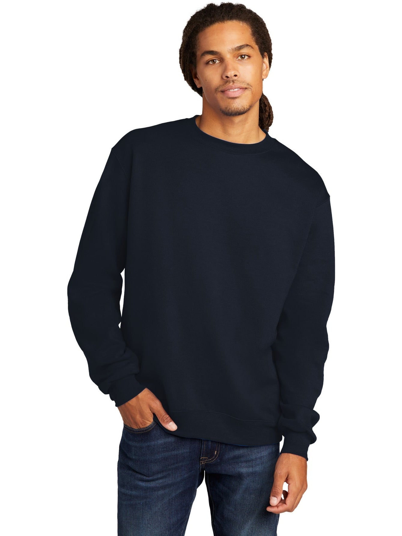 no-logo Champion Double Dry Eco Crew Neck Fleece-Regular-Champion-Thread Logic
