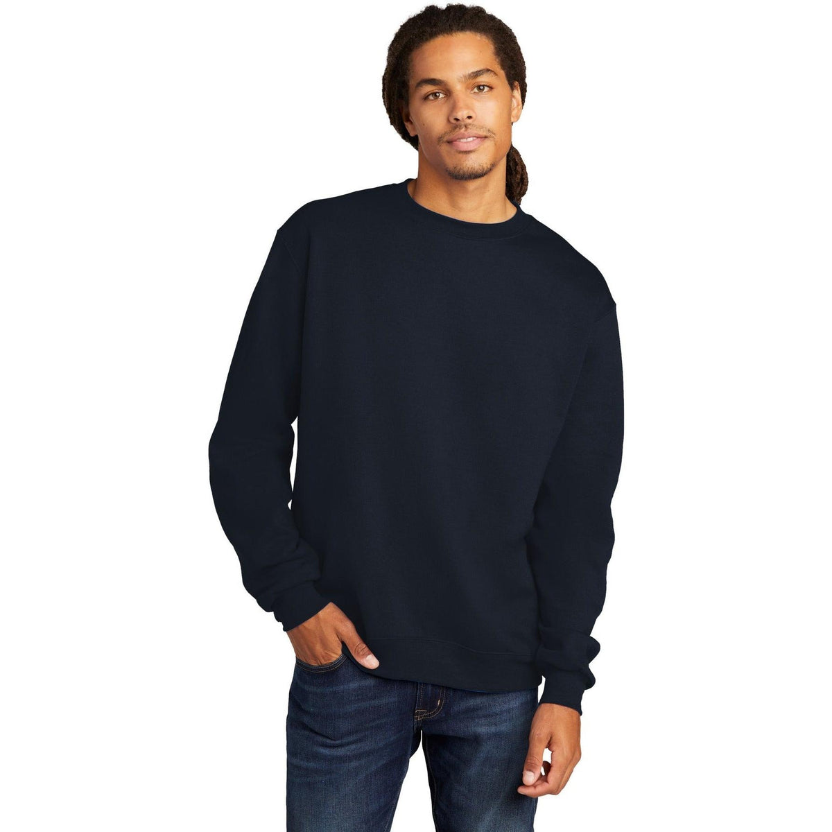 no-logo Champion Double Dry Eco Crew Neck Fleece-Crewnecks-Champion-Thread Logic