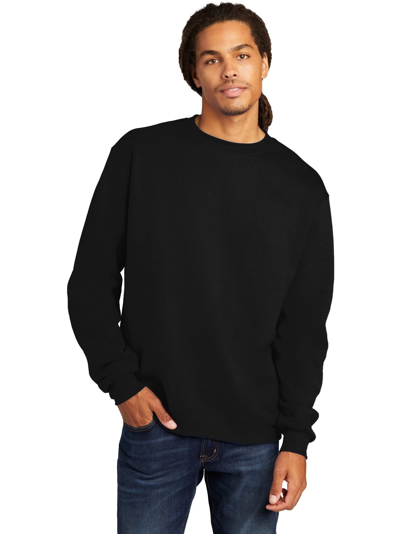 no-logo Champion Double Dry Eco Crew Neck Fleece-Regular-Champion-Thread Logic