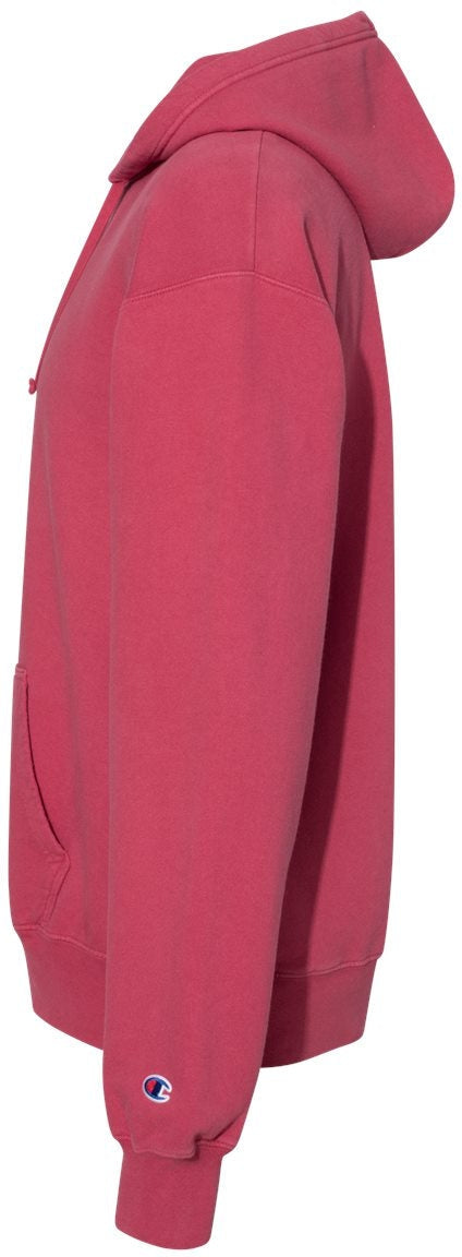 no-logo Champion Garment Dyed Hooded Sweatshirt-Fleece-Champion-Thread Logic