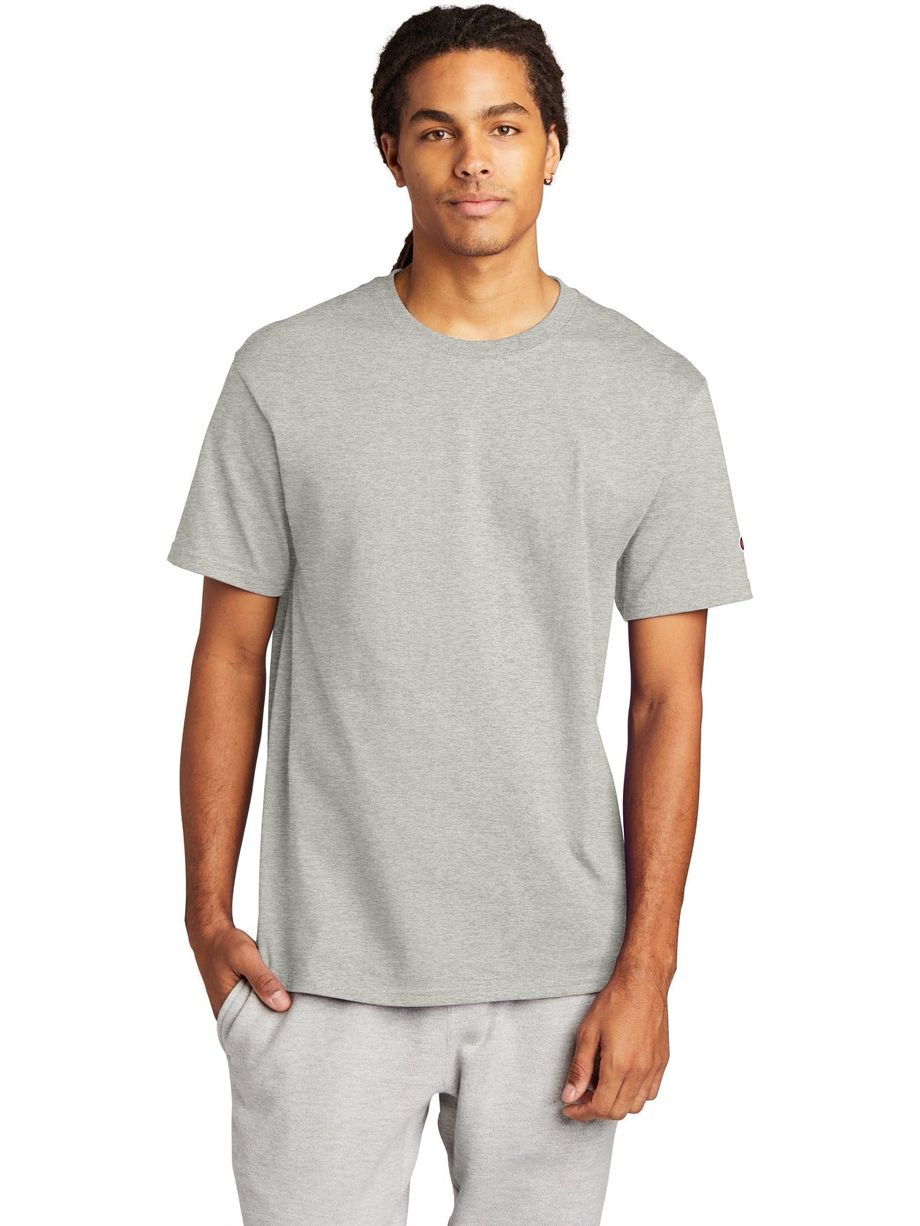 no-logo Champion Heritage 6-Oz. Jersey Tee-Regular-Champion-Thread Logic