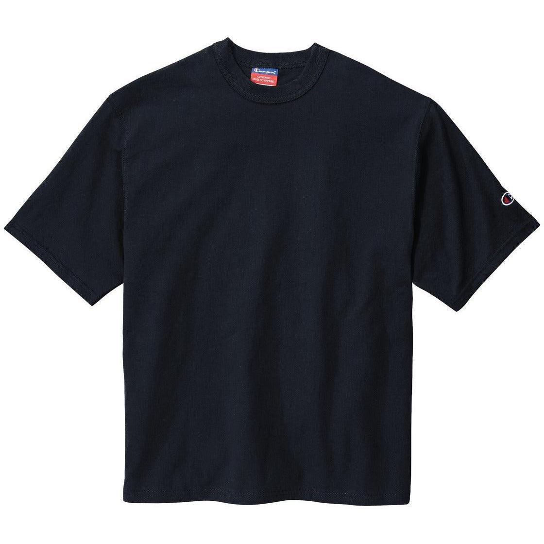 no-logo Champion Heritage 7-Oz. Jersey Tee-Polos-Champion-Navy-S-Thread Logic