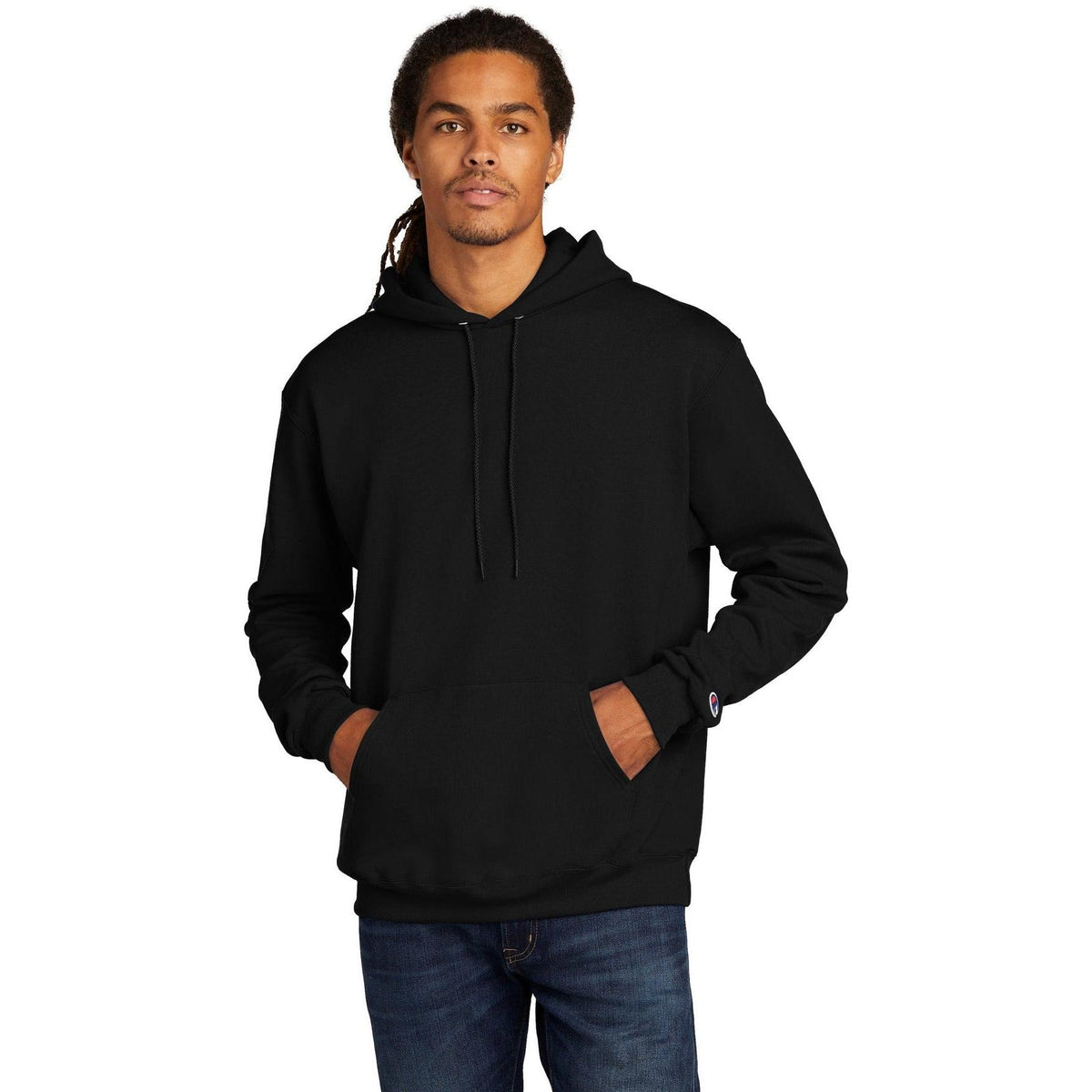 no-logo Champion Hooded Sweatshirt-Hoodies-Champion-Thread Logic