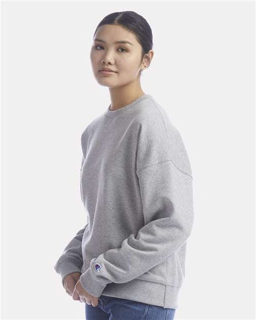 no-logo Champion Ladies Powerblend Crewneck Sweatshirt-Apparel-Champion-Thread Logic