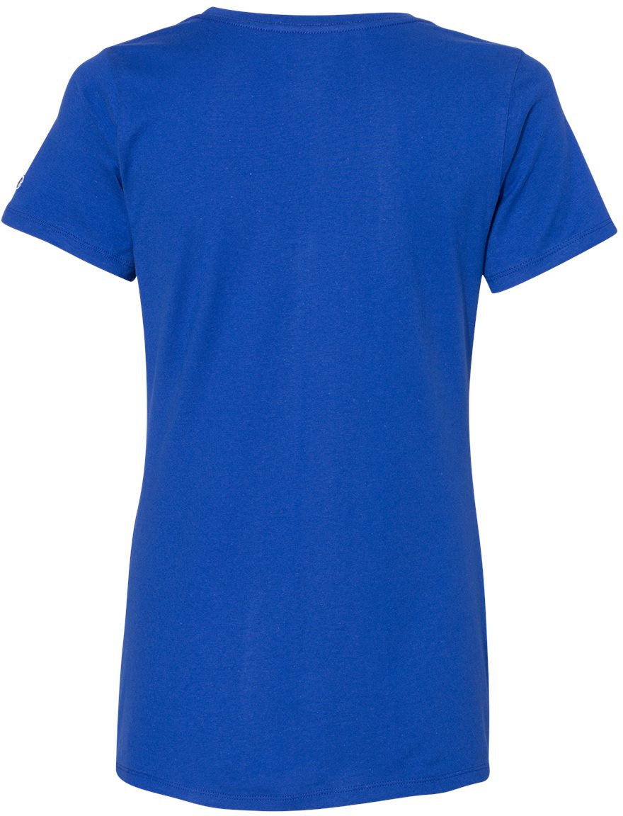 no-logo Champion Ladies Premium Fashion Classics Short Sleeve T-Shirt-T-Shirts-Champion-Thread Logic