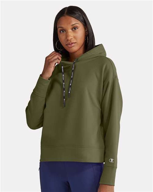 no-logo Champion Ladies Sport Hooded Sweatshirt-Apparel-Champion-Thread Logic