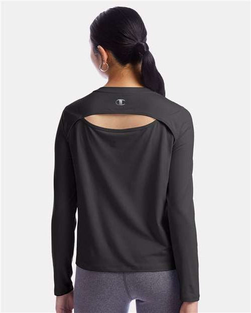no-logo Champion Ladies Sport Soft Touch Long Sleeve T-Shirt-Apparel-Champion-Thread Logic