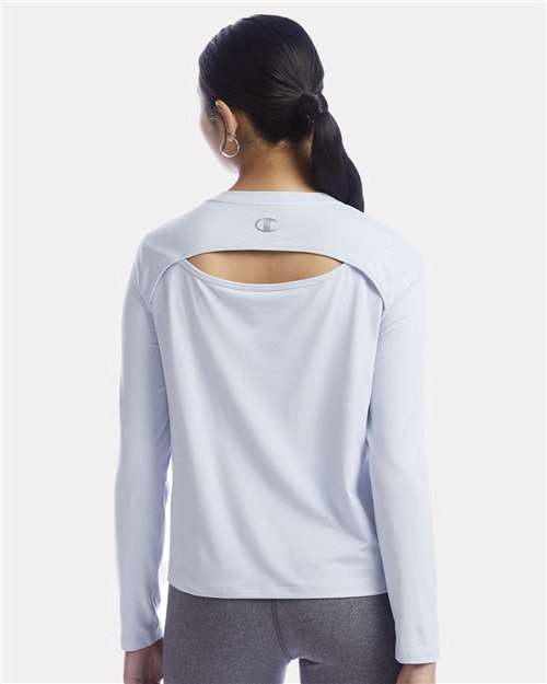 no-logo Champion Ladies Sport Soft Touch Long Sleeve T-Shirt-Apparel-Champion-Thread Logic