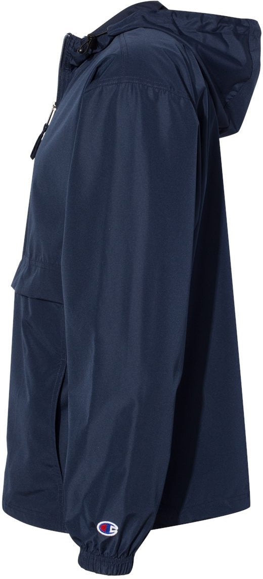 no-logo Champion Packable Quarter-Zip Jacket-Men's Jackets-Champion-Thread Logic