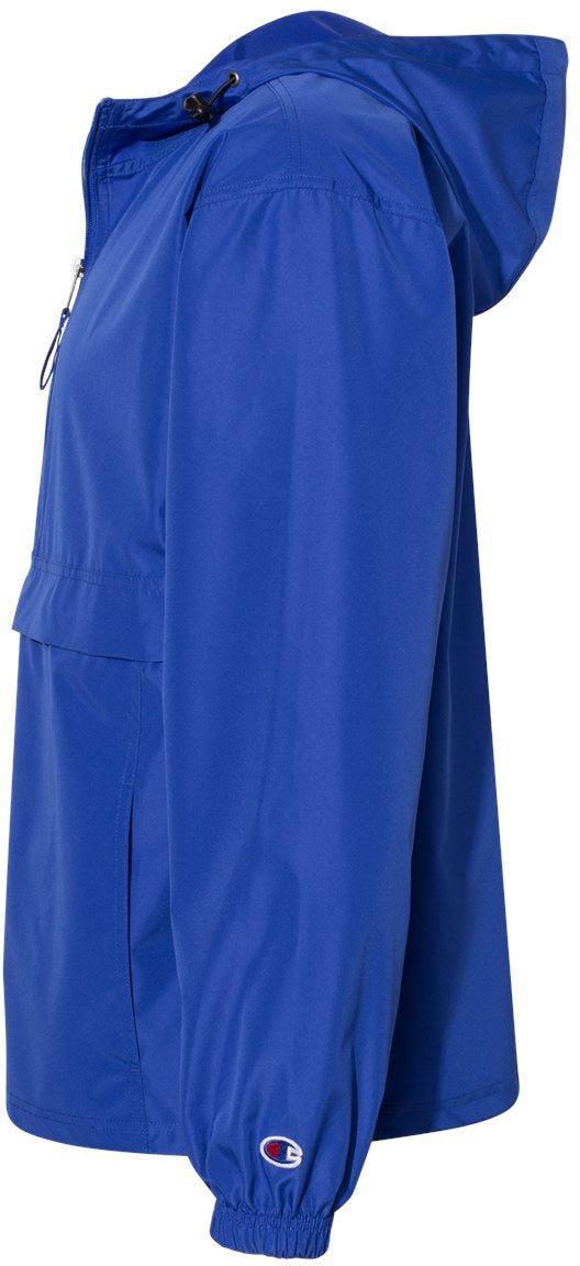 no-logo Champion Packable Quarter-Zip Jacket-Men's Jackets-Champion-Thread Logic