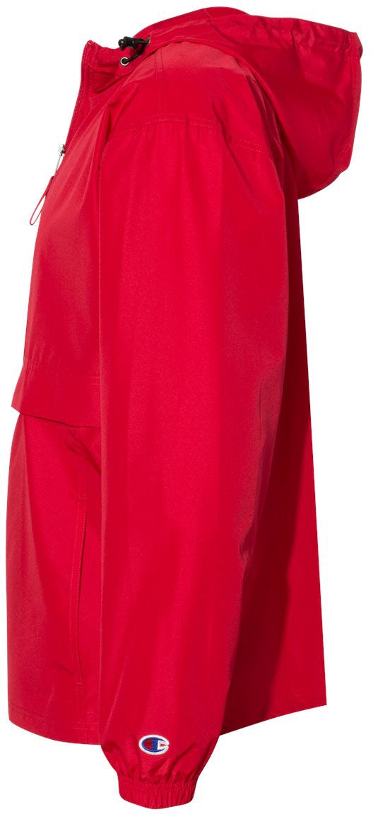 no-logo Champion Packable Quarter-Zip Jacket-Men's Jackets-Champion-Thread Logic