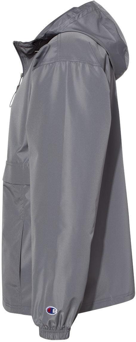 no-logo Champion Packable Quarter-Zip Jacket-Men's Jackets-Champion-Thread Logic