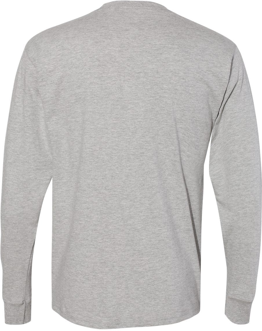 no-logo Champion Premium Fashion Classics Long Sleeve T-Shirt-Men's T Shirts-Champion-Oxford Grey-S-Thread Logic