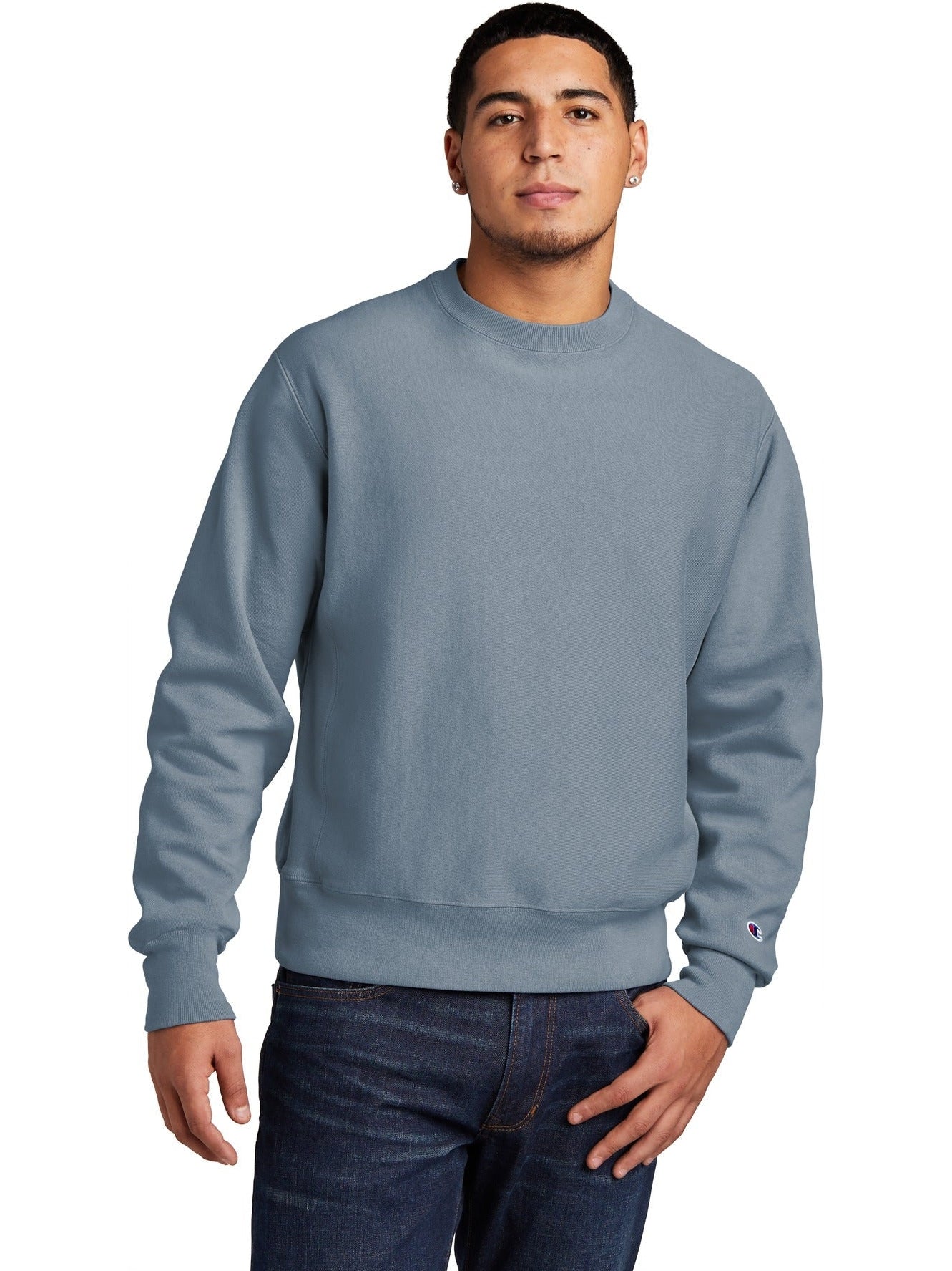 no-logo Champion Reverse Weave Garment-Dyed Crewneck Sweatshirt-Regular-Champion-Thread Logic