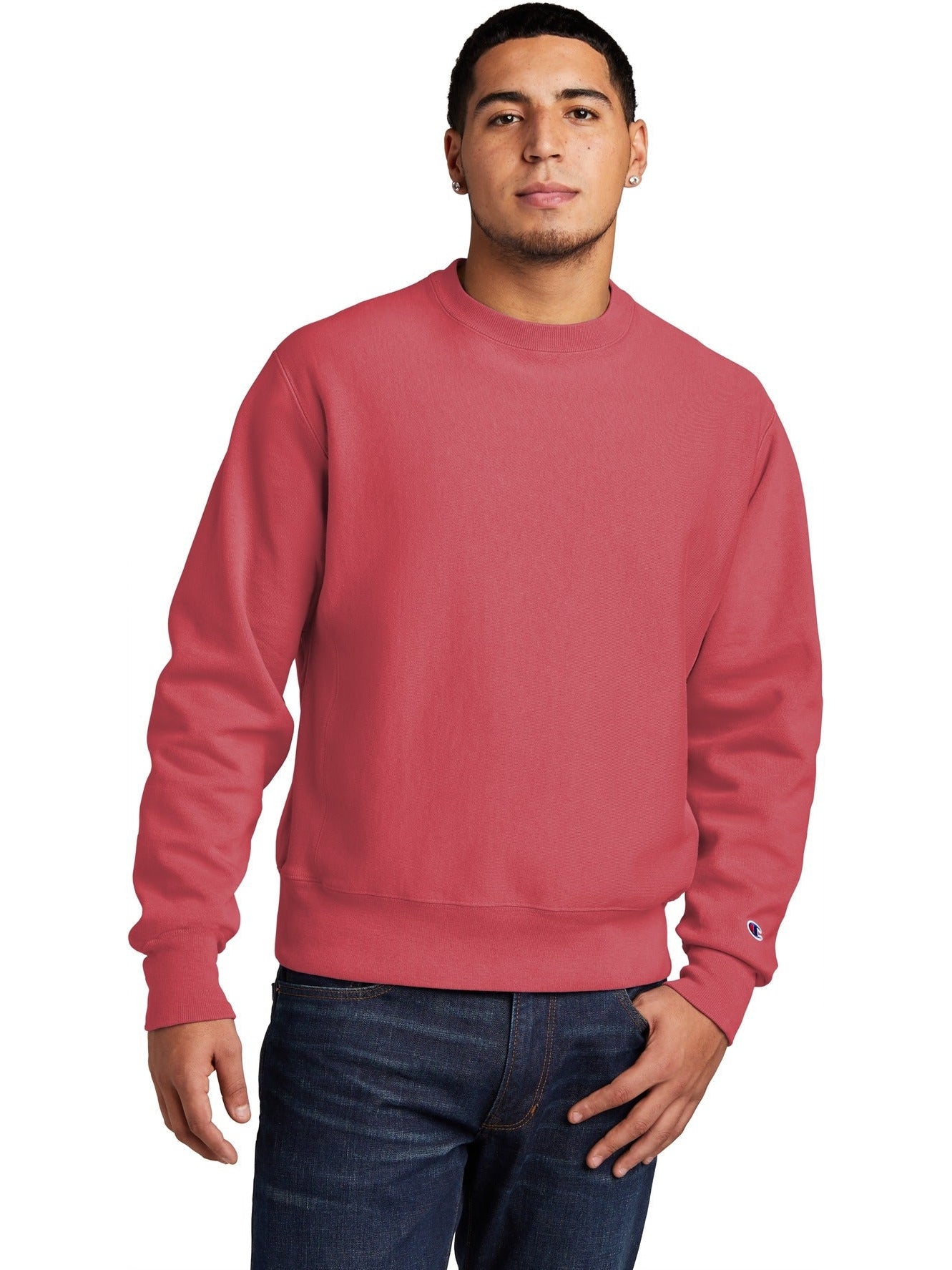 no-logo Champion Reverse Weave Garment-Dyed Crewneck Sweatshirt-Regular-Champion-Thread Logic