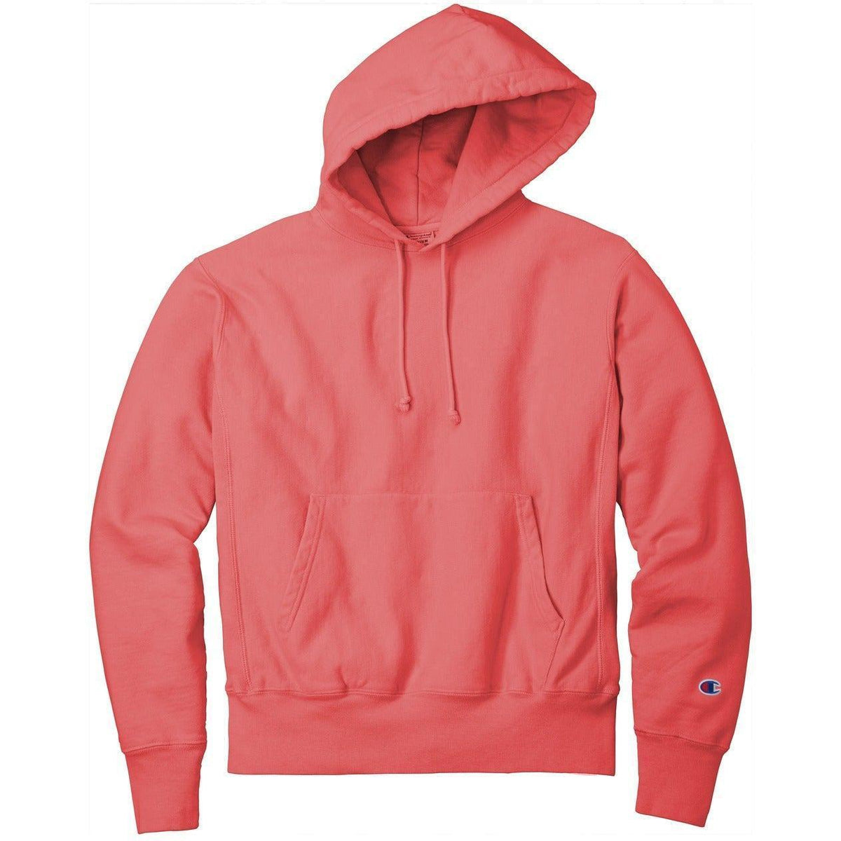 no-logo Champion Reverse Weave Garment-Dyed Hooded Sweatshirt