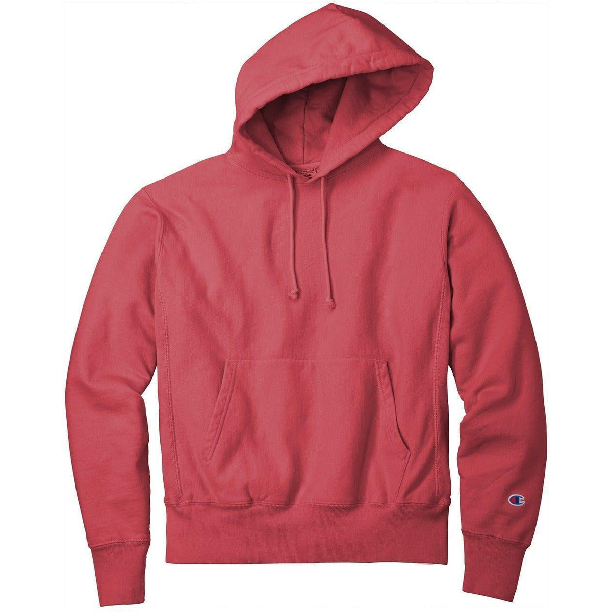 no-logo Champion Reverse Weave Garment-Dyed Hooded Sweatshirt