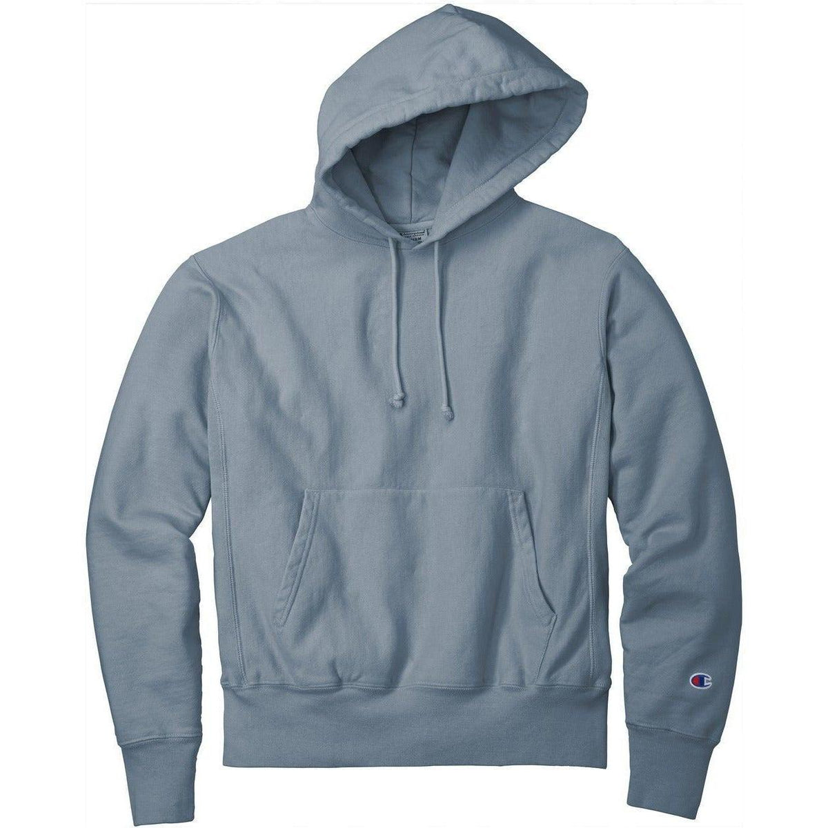 no-logo Champion Reverse Weave Garment-Dyed Hooded Sweatshirt