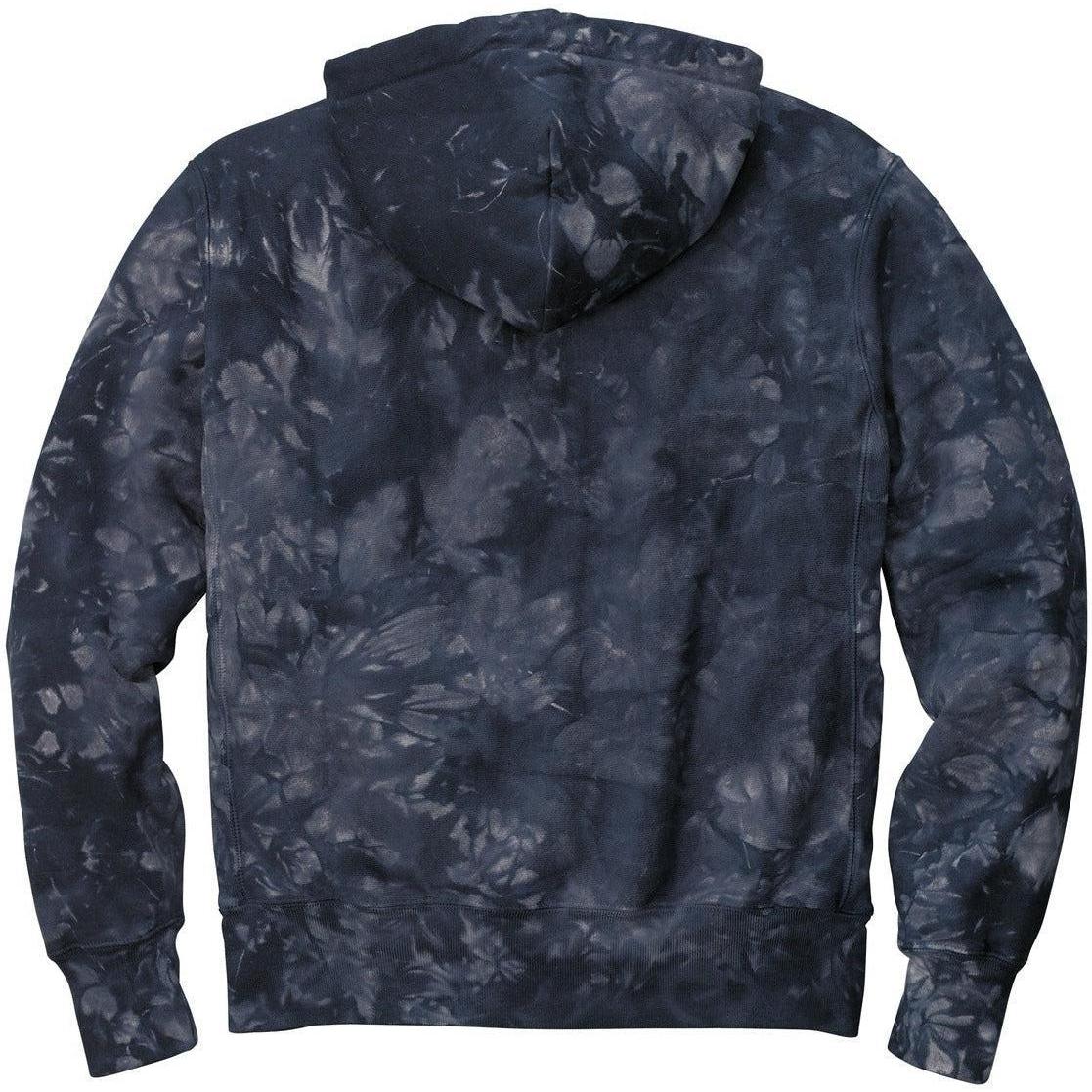 no-logo Champion Reverse Weave Scrunch-Dye Tie-Dye Hooded Sweatshirt-Regular-Champion-Thread Logic