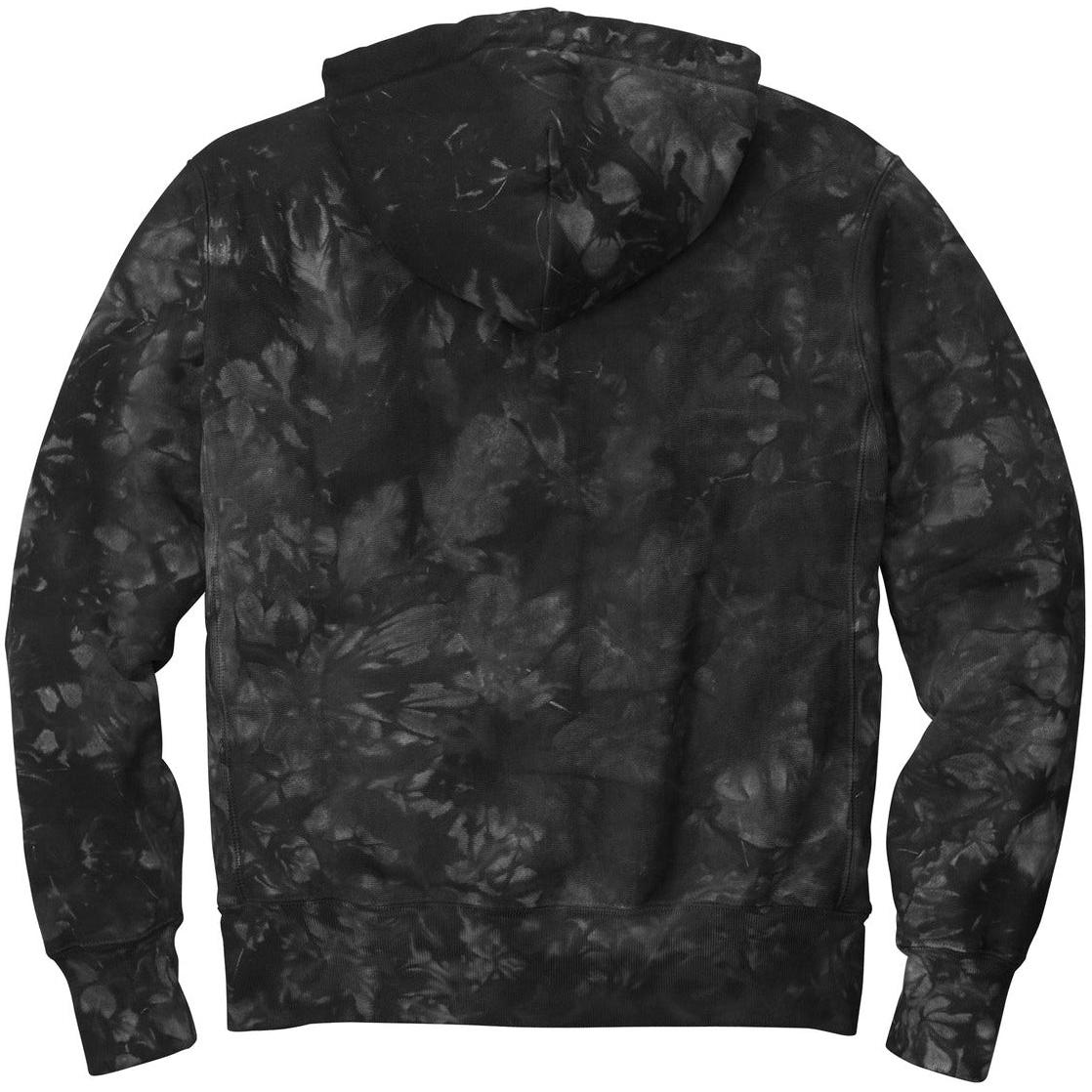 no-logo Champion Reverse Weave Scrunch-Dye Tie-Dye Hooded Sweatshirt-Regular-Champion-Thread Logic