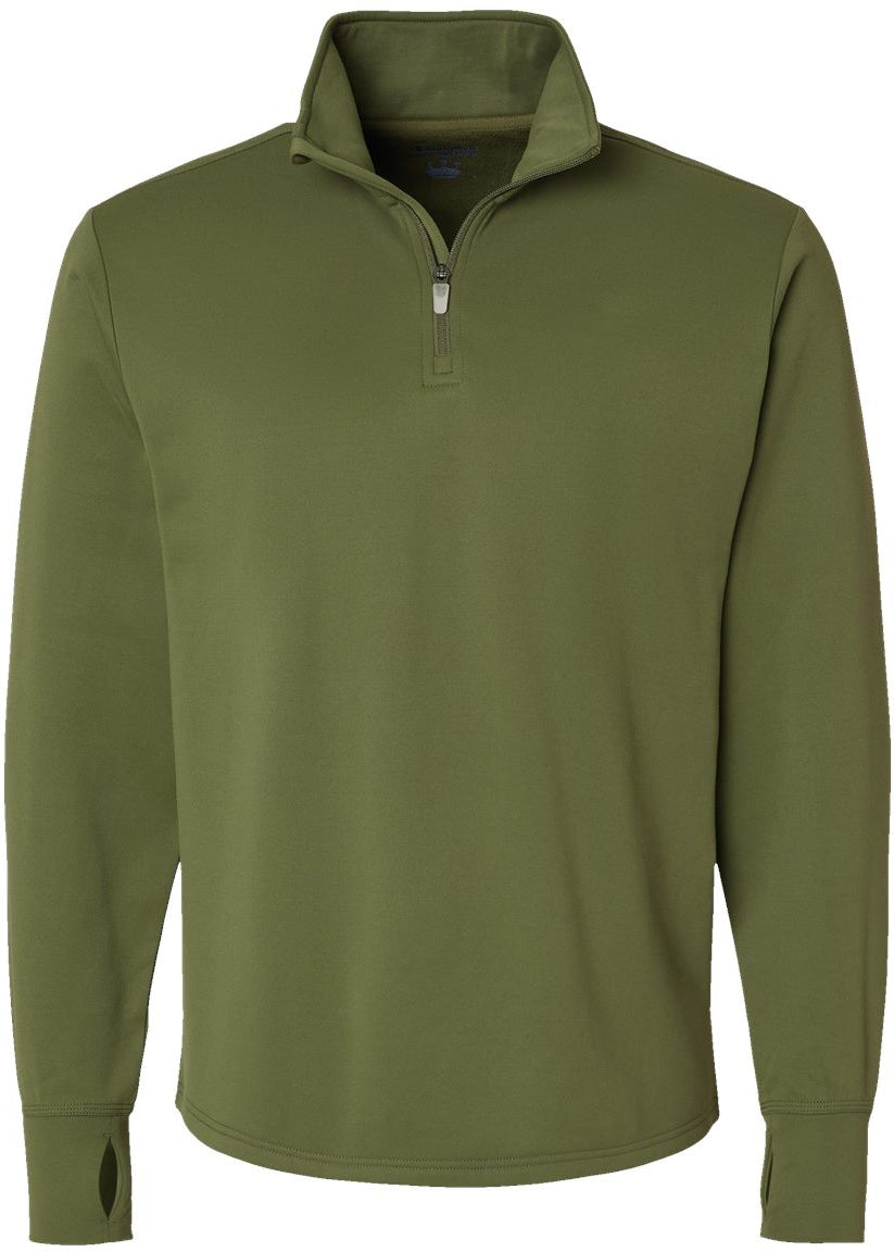 Champion Sport Quarter-Zip Pullover-Apparel-Champion-Fresh Olive-S-Thread Logic