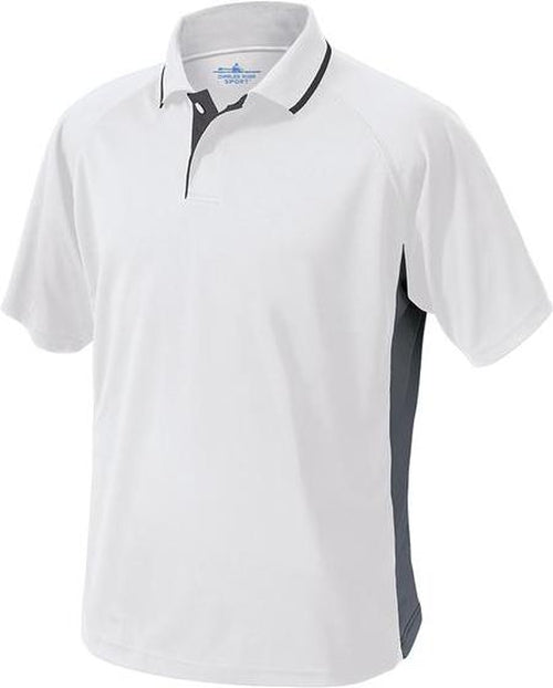 Charles River Color Blocked Wicking Polo