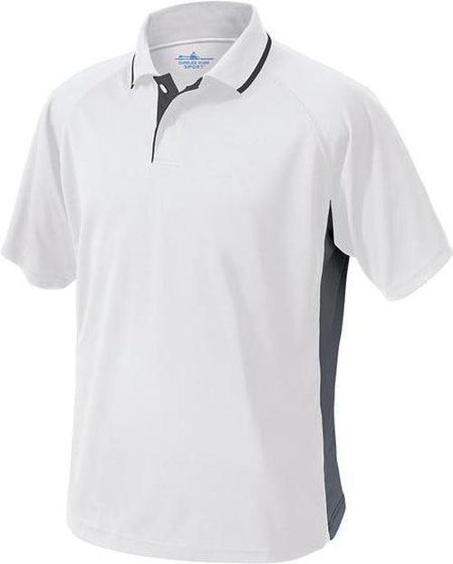 Charles River Color Blocked Wicking Polo