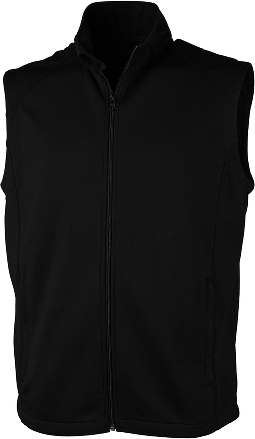 no-logo Charles River Seaport Full Zip Performance Vest-Men's Layering-Charles River-Black-S-Thread Logic
