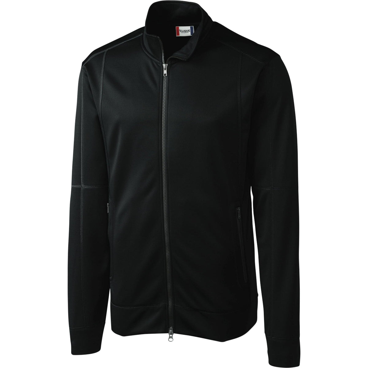 no-logo Clique Helsa Full Zip-Men's Jackets-Clique-Black-S-Thread Logic