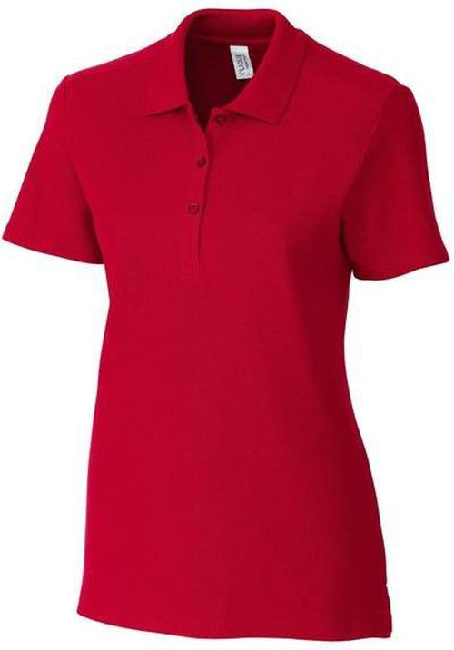 Clique Ladies Addison Polo-XS-Red-Thread Logic