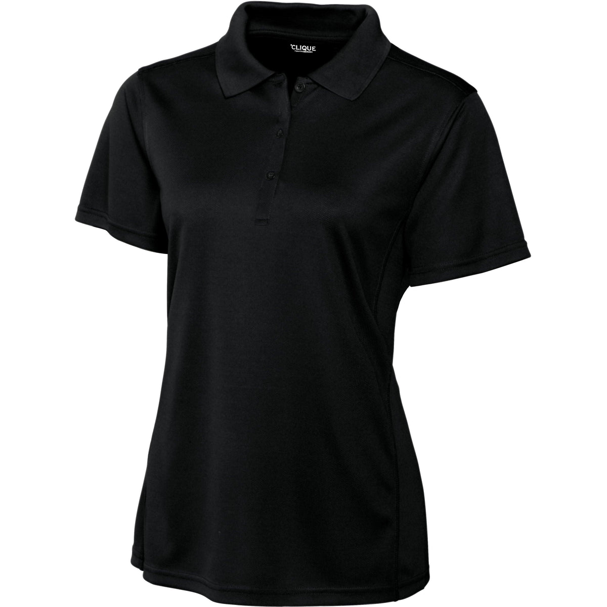 no-logo Clique Women's Ice Pique Polo-Ladies Polos-Clique-Black-XS-Thread Logic