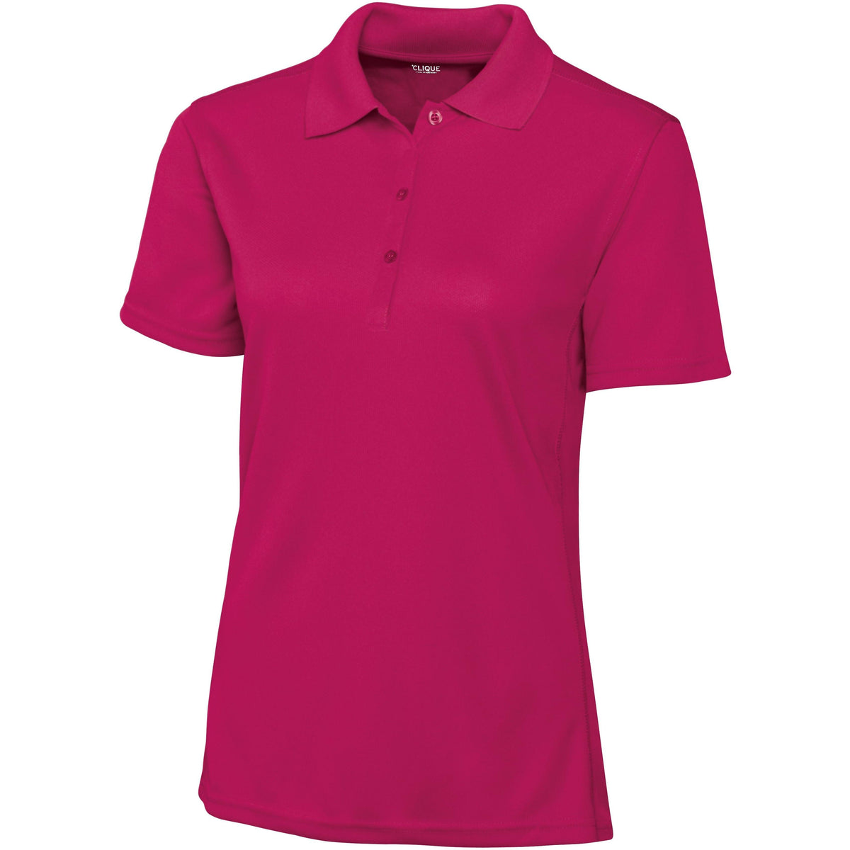 no-logo Clique Women's Ice Pique Polo-Ladies Polos-Clique-Ribbon Pink-XS-Thread Logic