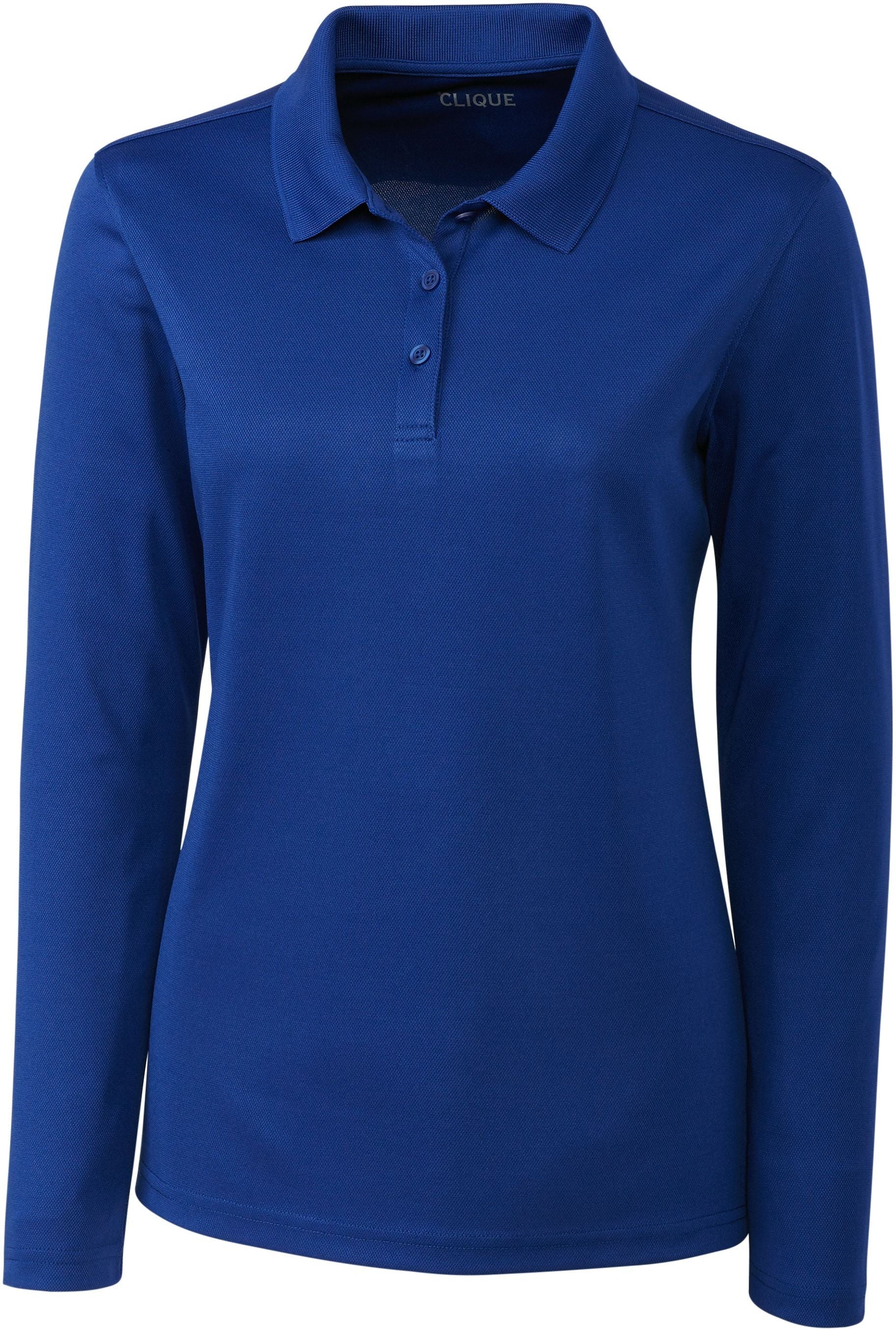 OUTLET-Clique Women's Long Sleeve Spin Polo