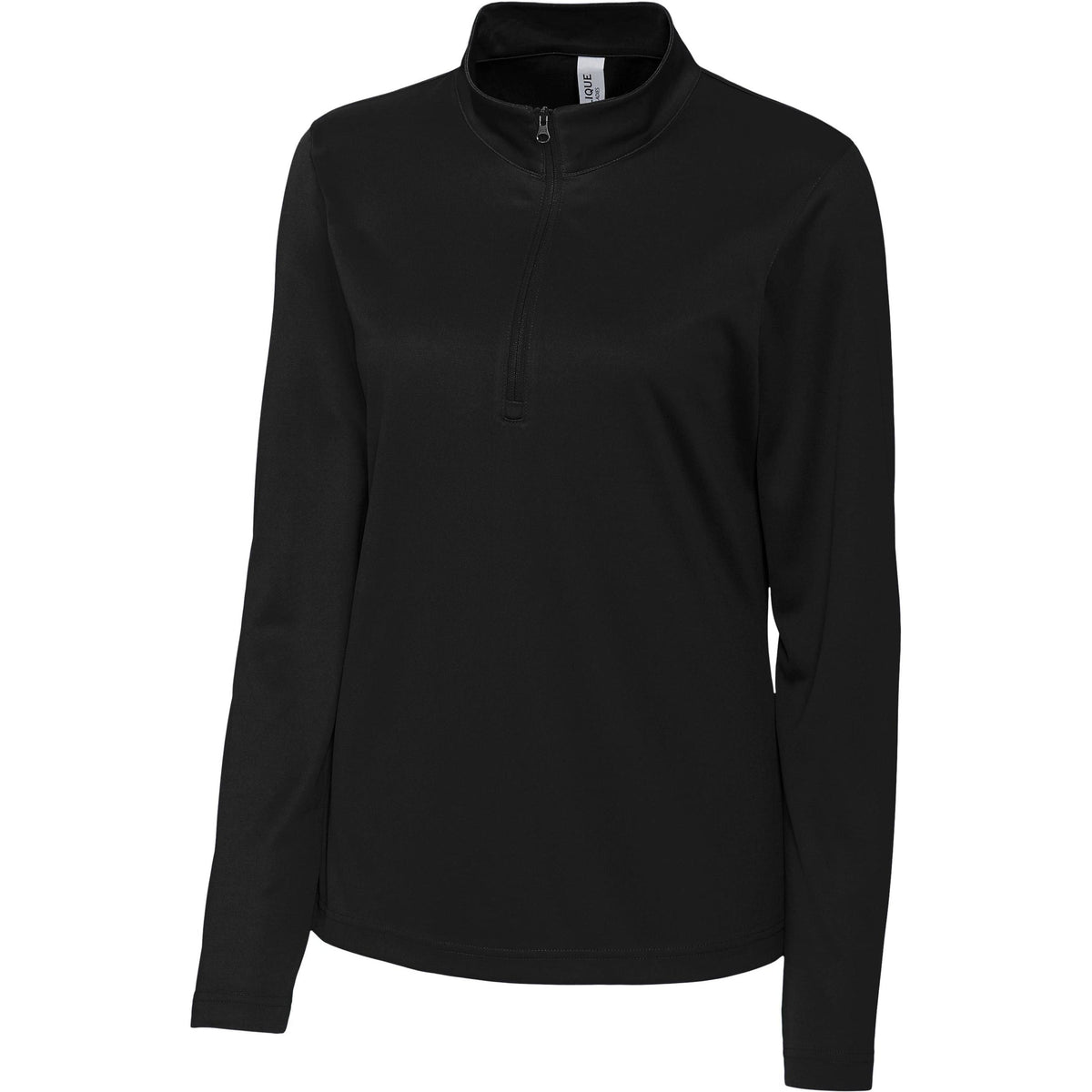 no-logo Clique Women's Spin Half Zip-Quarter Zips-Clique-Black-XS-Thread Logic