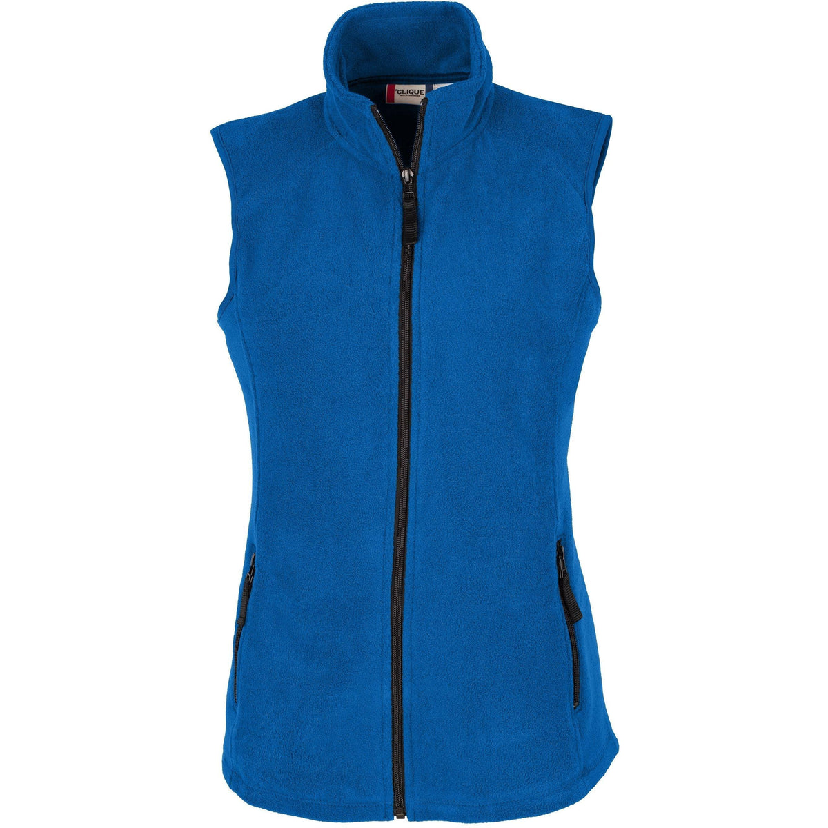 no-logo Clique Women's Summit Full Zip Microfleece Vest-Vests-Clique-Royal Blue-XS-Thread Logic