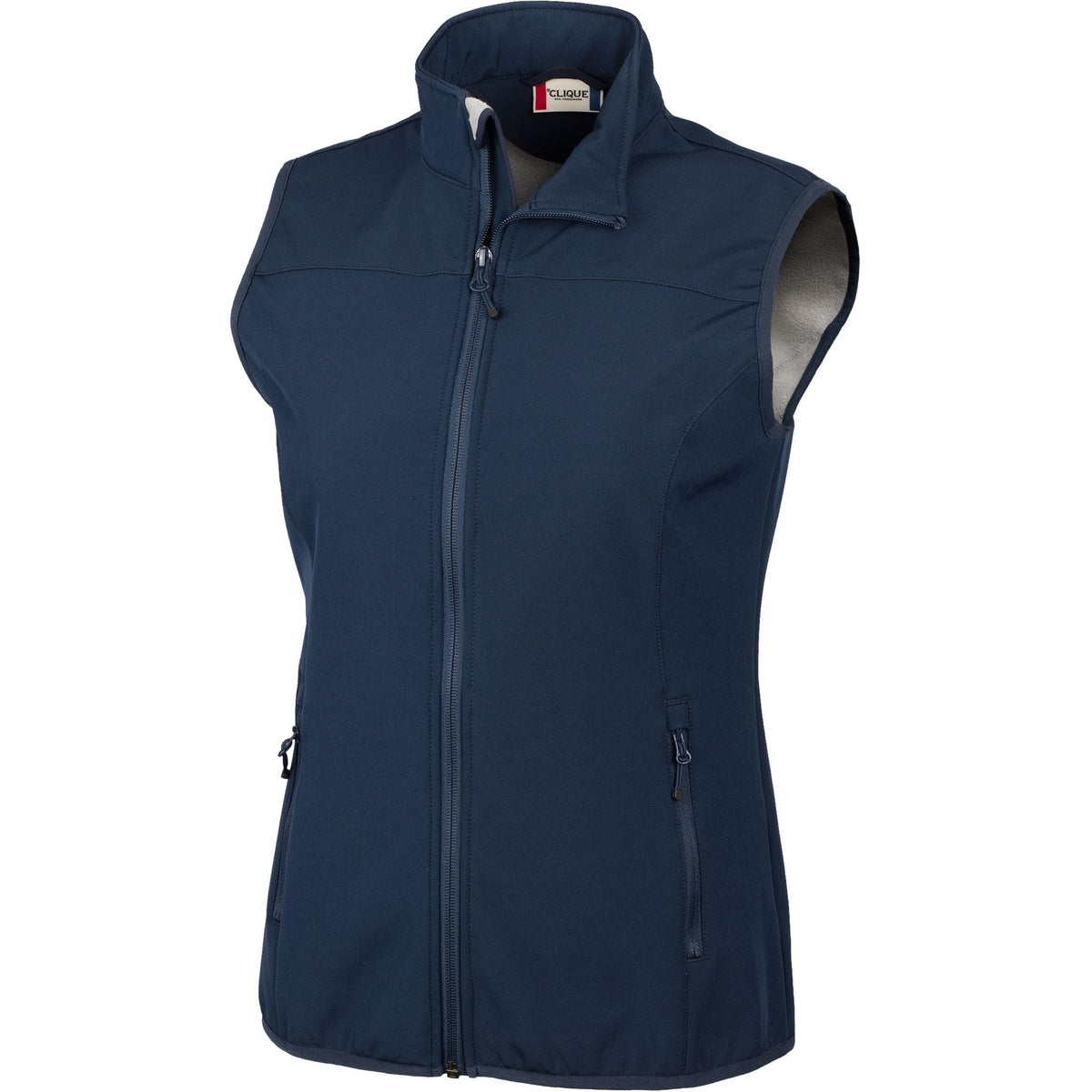 no-logo Clique Women's Trail Softshell Vest-Vests-Clique-Dark Navy-XS-Thread Logic