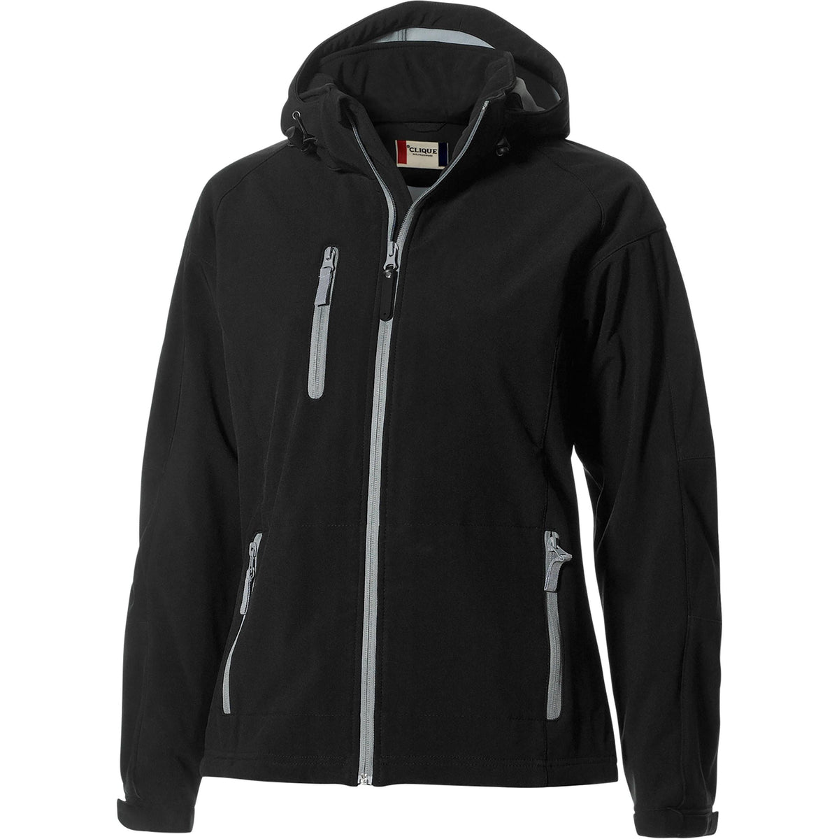 no-logo Clique Women's Serac Jacket-Ladies Jackets-Clique-Black-S-Thread Logic