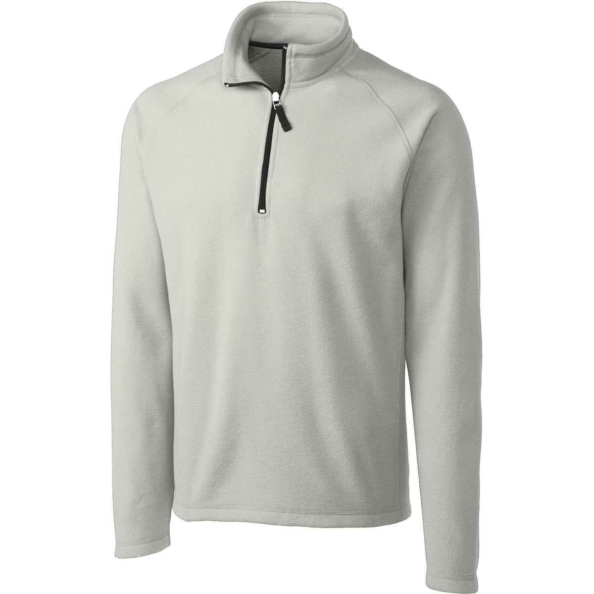 no-logo Clique Summit Half Zip Microfleece-Quarter Zips-Clique-Silver-S-Thread Logic