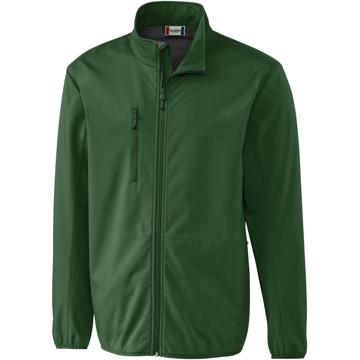 no-logo Clique Trail Softshell-Men's Jackets-Clique-Bottle Green-S-Thread Logic