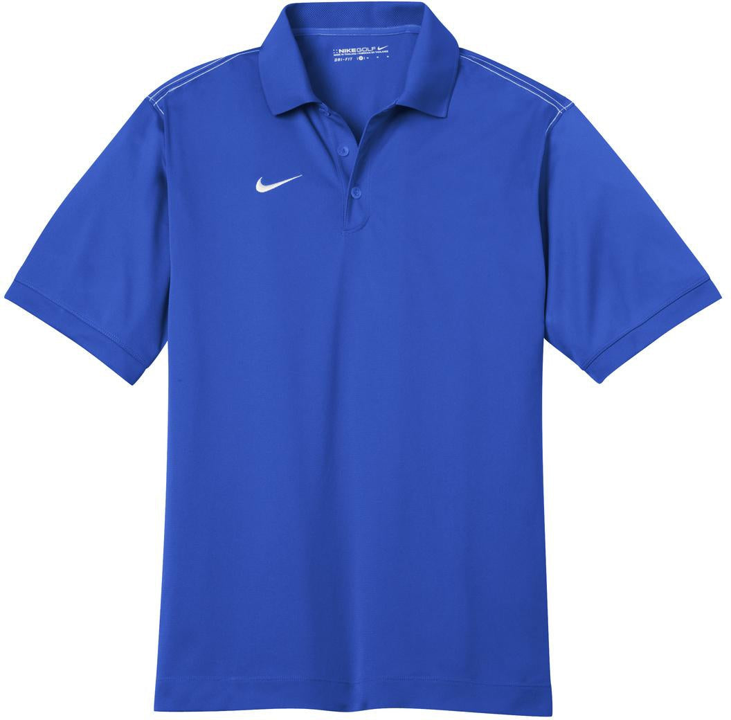 Nike 443119 Dri Fit Sport Swoosh Pique Polo Blue Sapphire 4XL