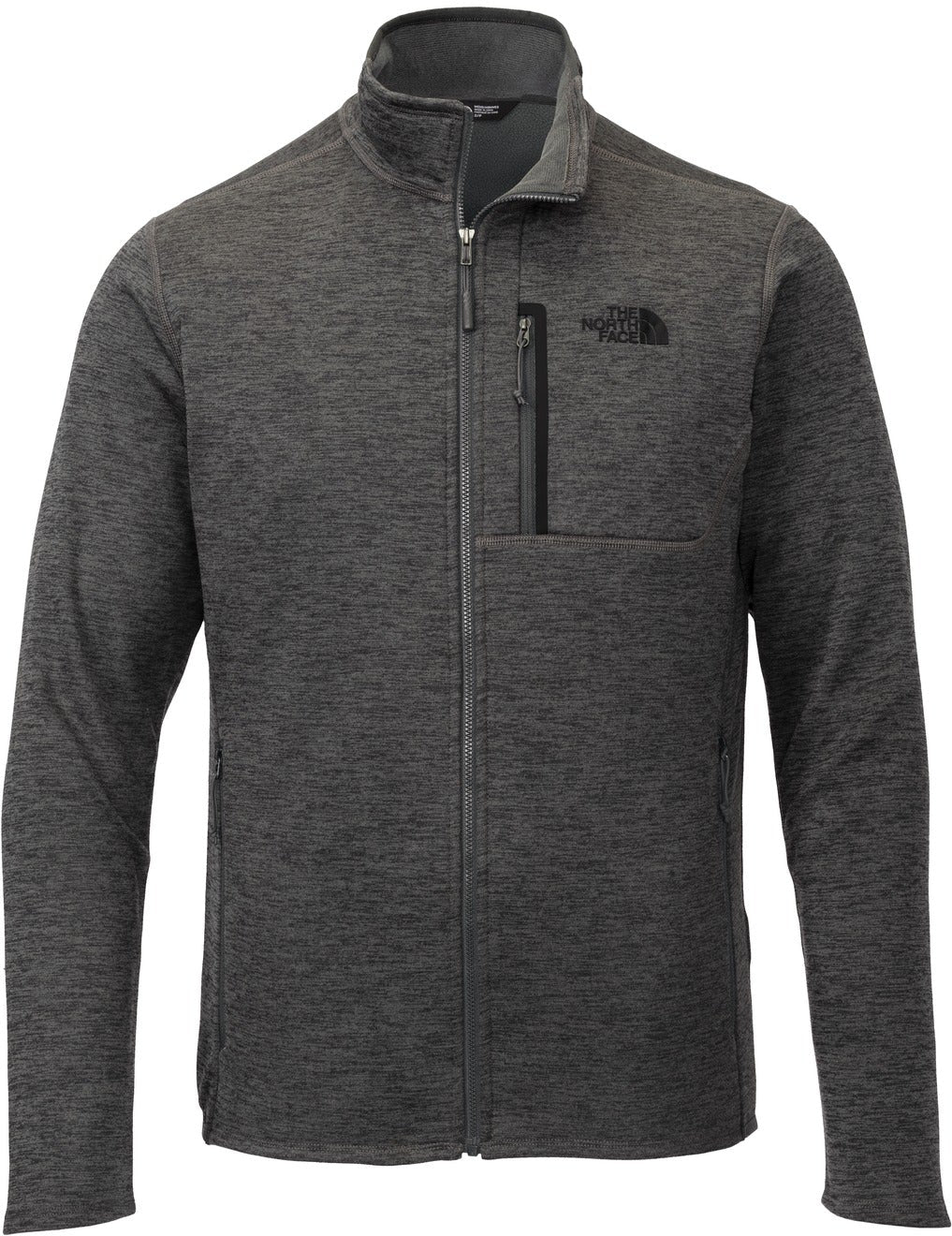 no-logo Closeout - The North Face Skyline Full Zip Fleece-Discontinued-The North Face-TNF Dark Grey Heather-2XL-Thread Logic