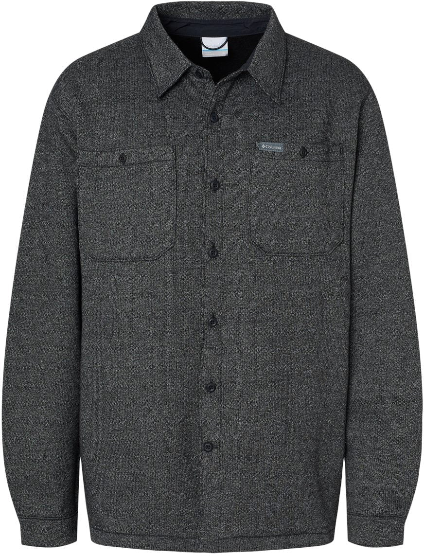 Columbia Great Hart Mountain Shirt Jacket-Apparel-Columbia-Black Heather/ Black-S-Thread Logic