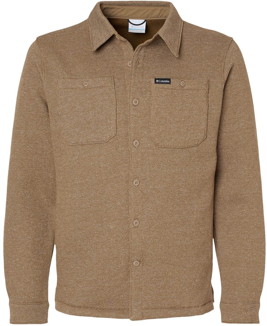 Columbia Great Hart Mountain Shirt Jacket-Apparel-Columbia-Delta Heather/ Delta-S-Thread Logic