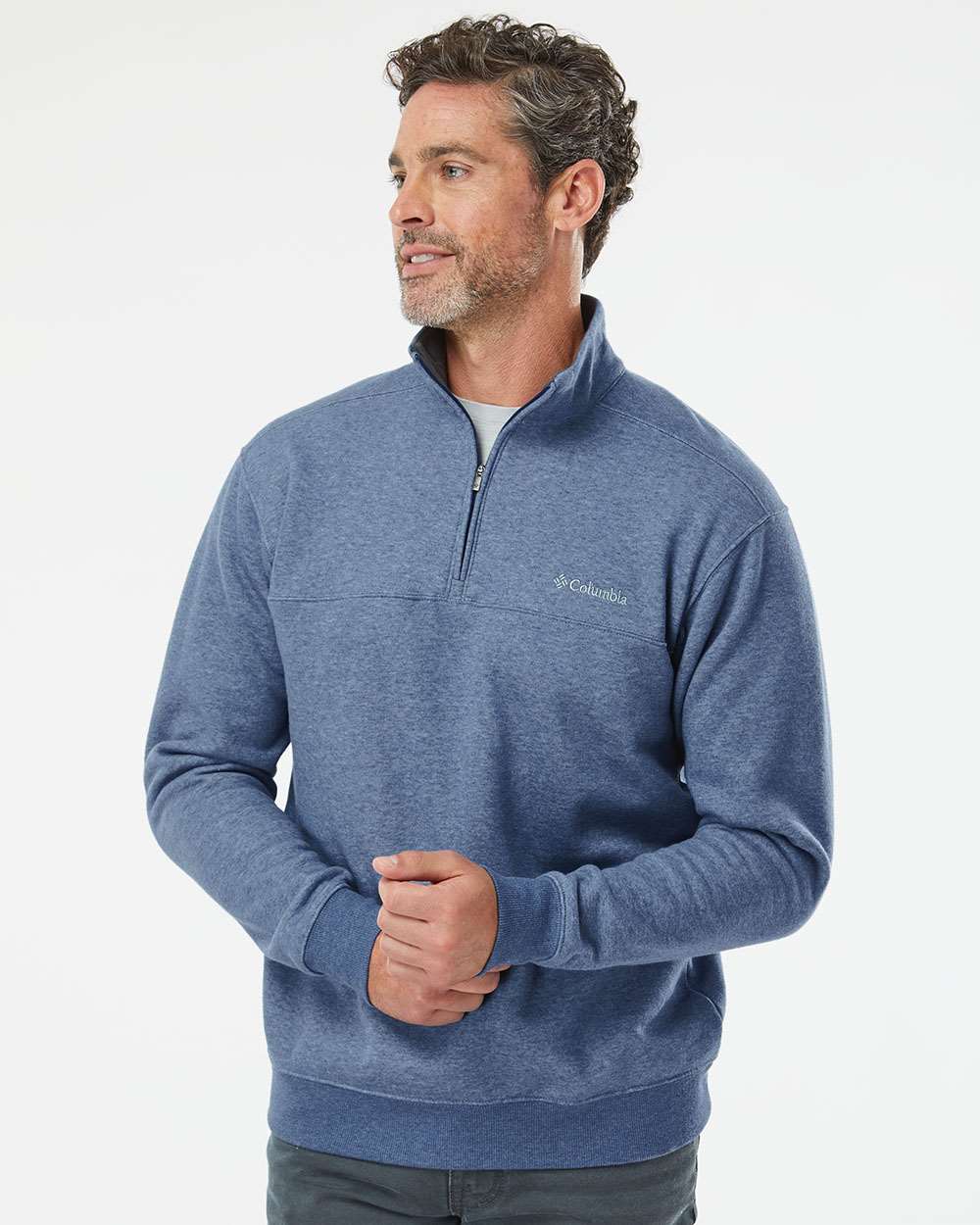 no-logo Columbia Hart Mountain™ Half-Zip Sweatshirt-Fleece-Columbia-Thread Logic