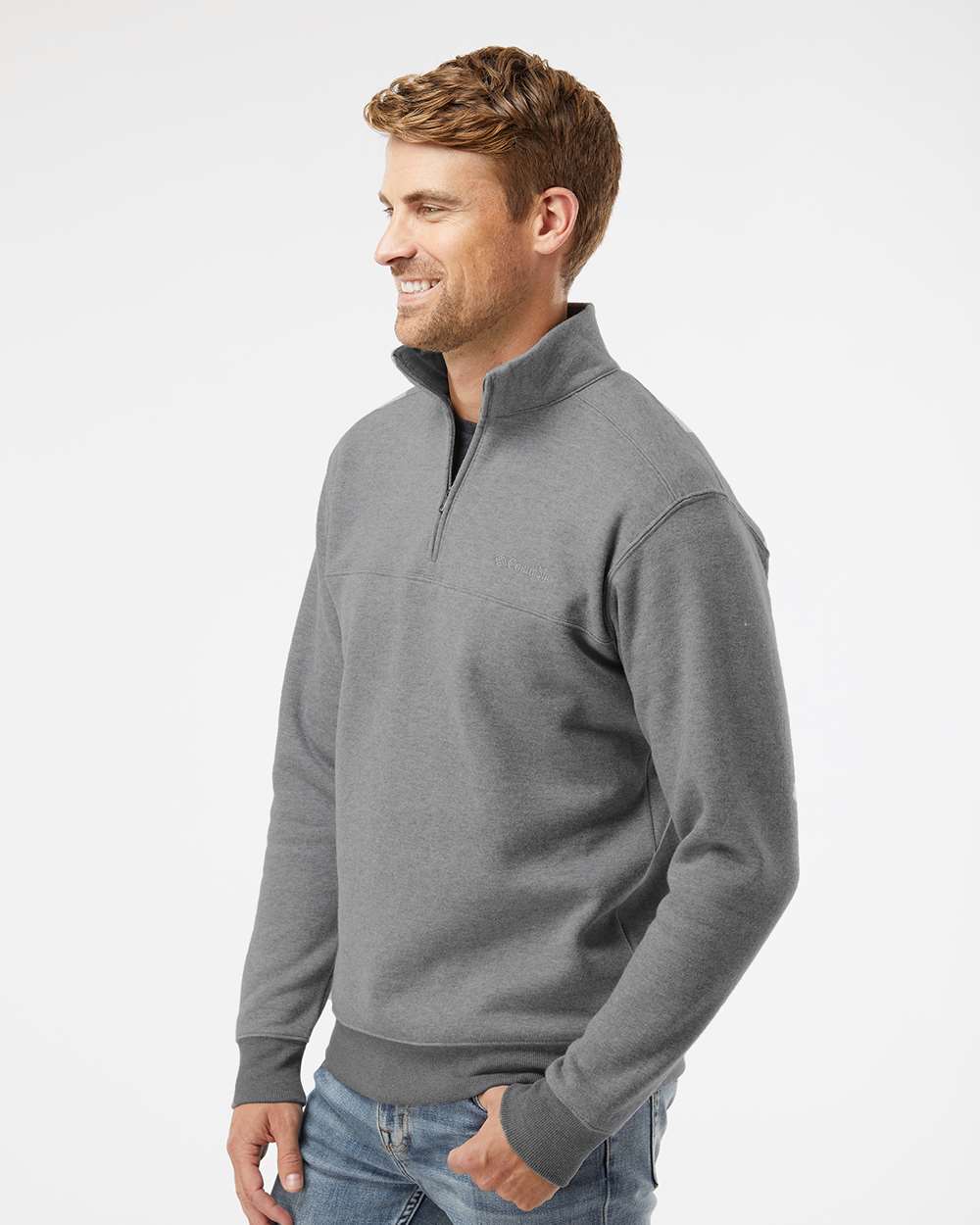 no-logo Columbia Hart Mountain™ Half-Zip Sweatshirt-Fleece-Columbia-Thread Logic